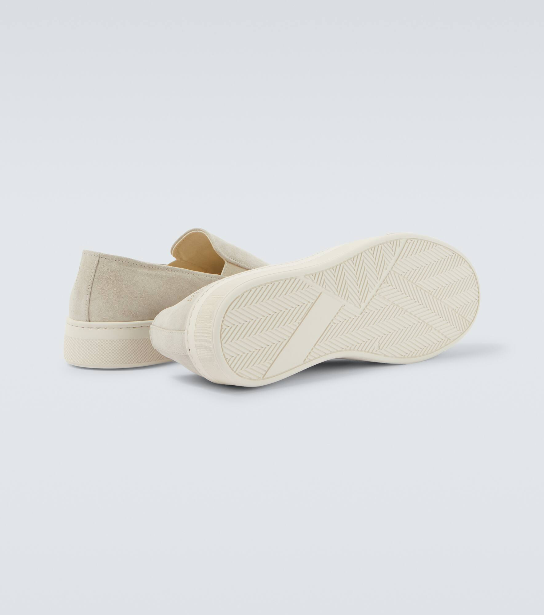Suede slip-on sneakers - 7