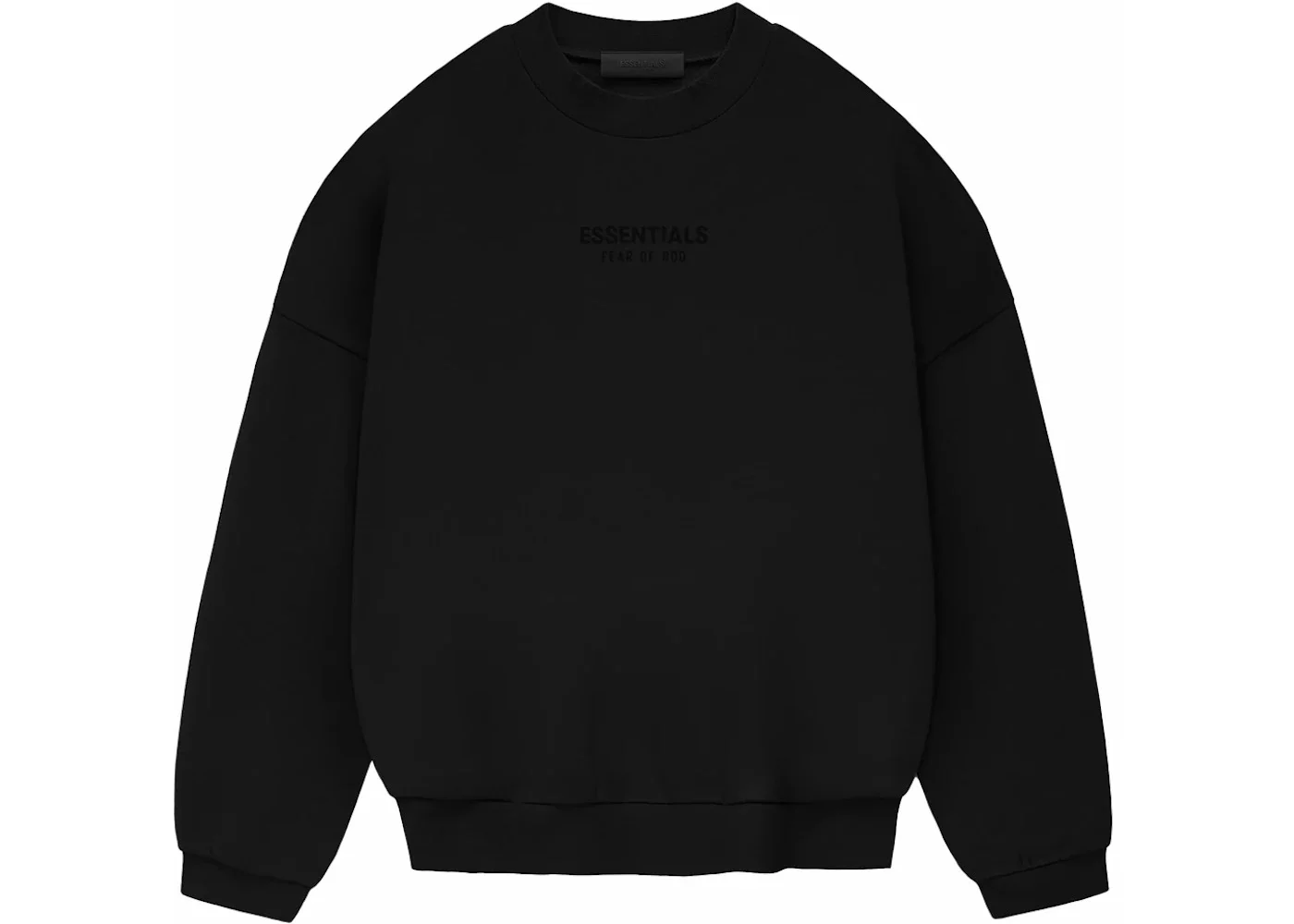 Fear of God Essentials Crewneck Jet Black - 1