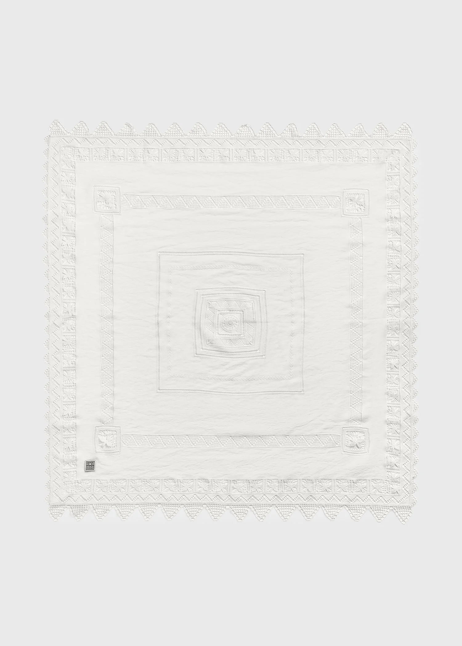 Lace scarf white - 1
