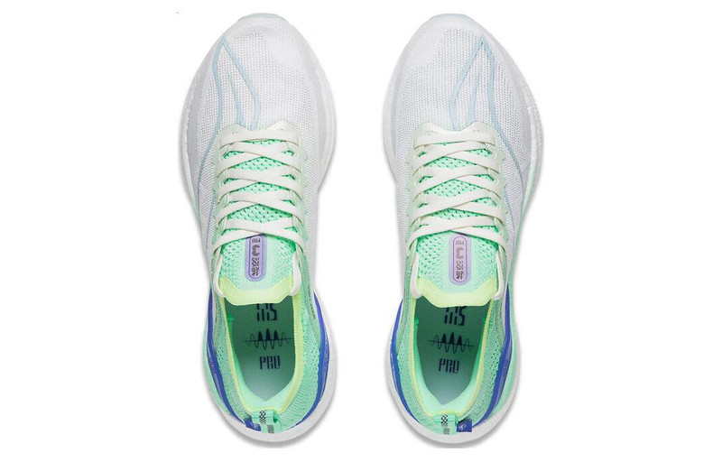 Li-Ning (WMNS) Li-Ning Yueying 3 Pro 'White Green Blue' ARHT018-1 outlook