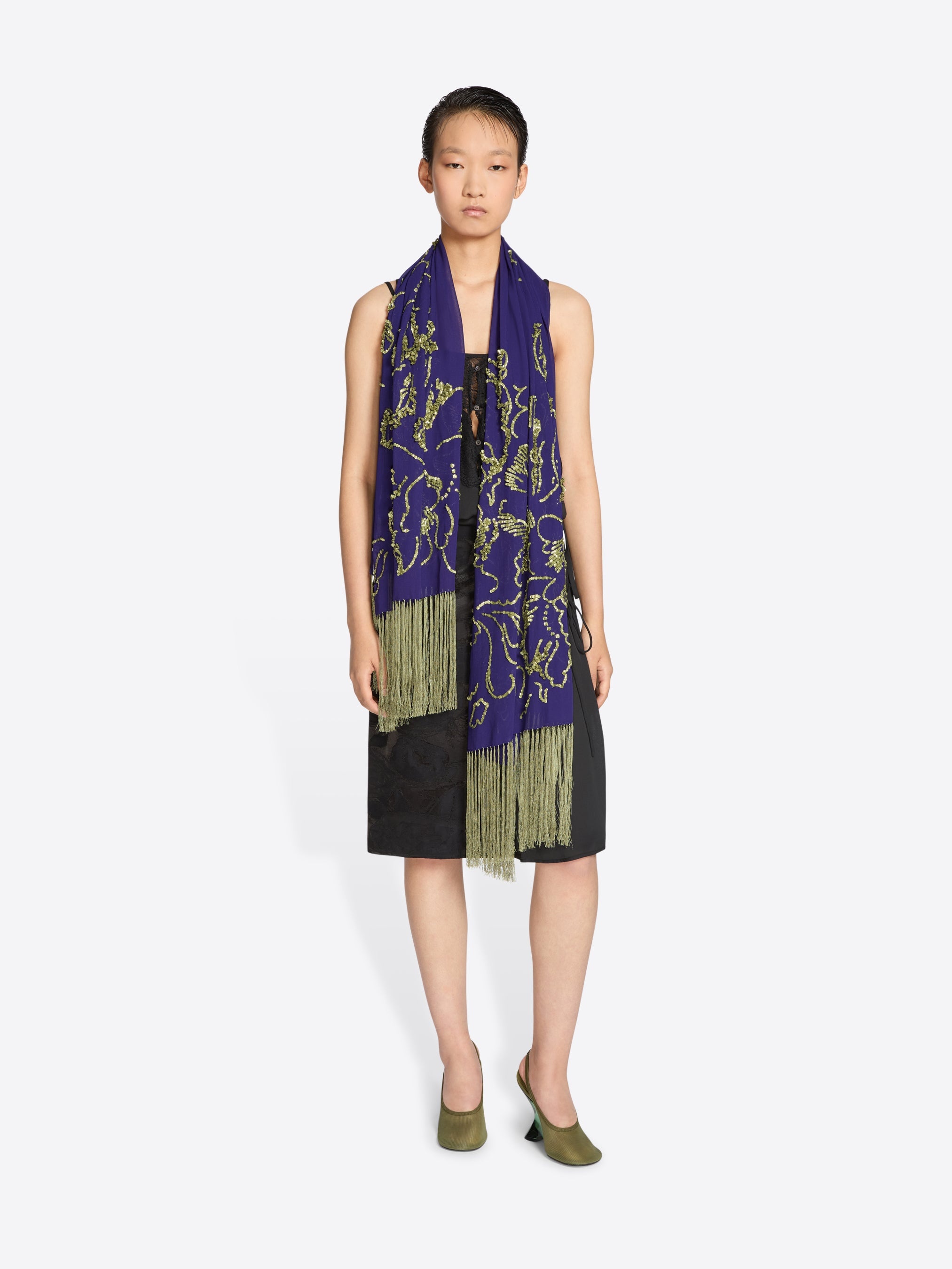 EMBROIDERED SCARF - 3