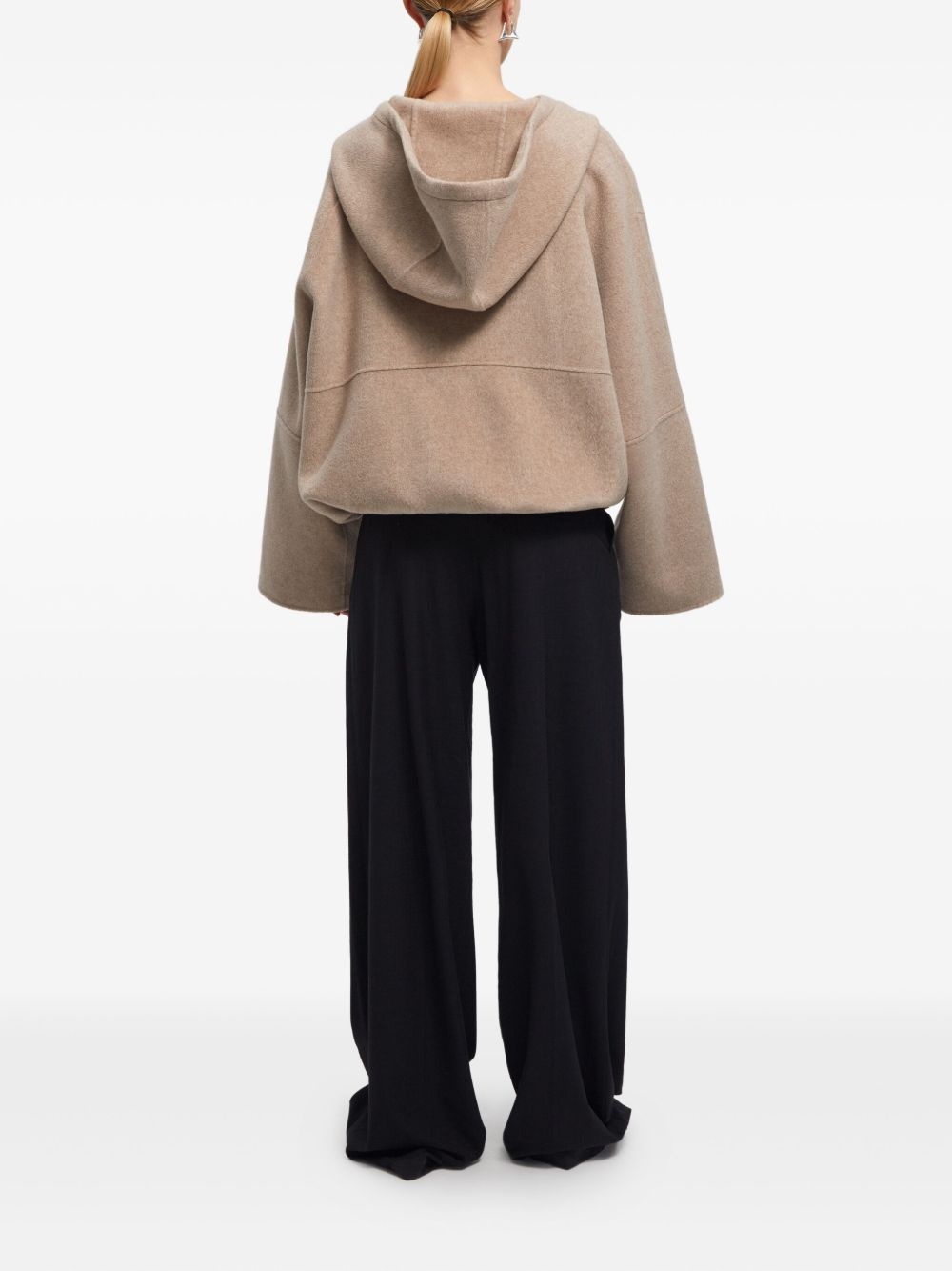drawstring-hood jacket - 4