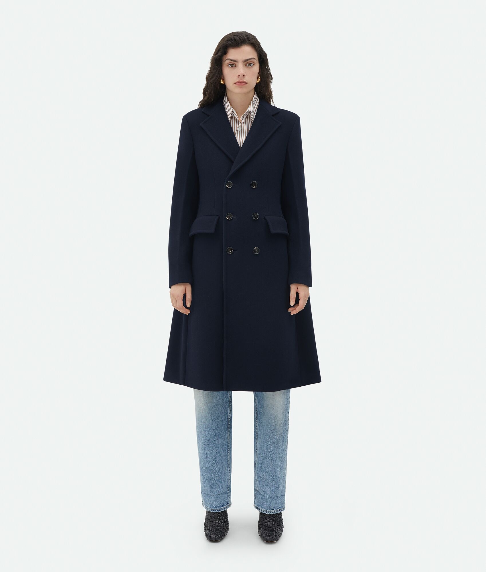 Wool And Cashmere Cape Coat - 1