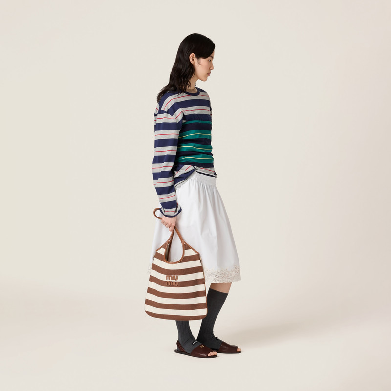 IVY canvas and leather bag 5