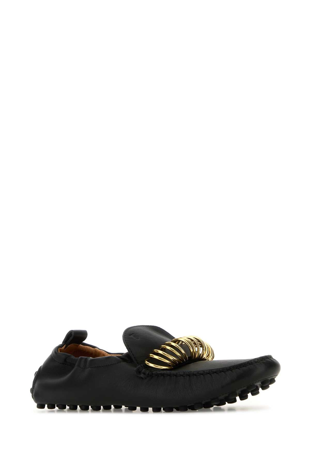 Tod's Women Black Leather Loafers - 2
