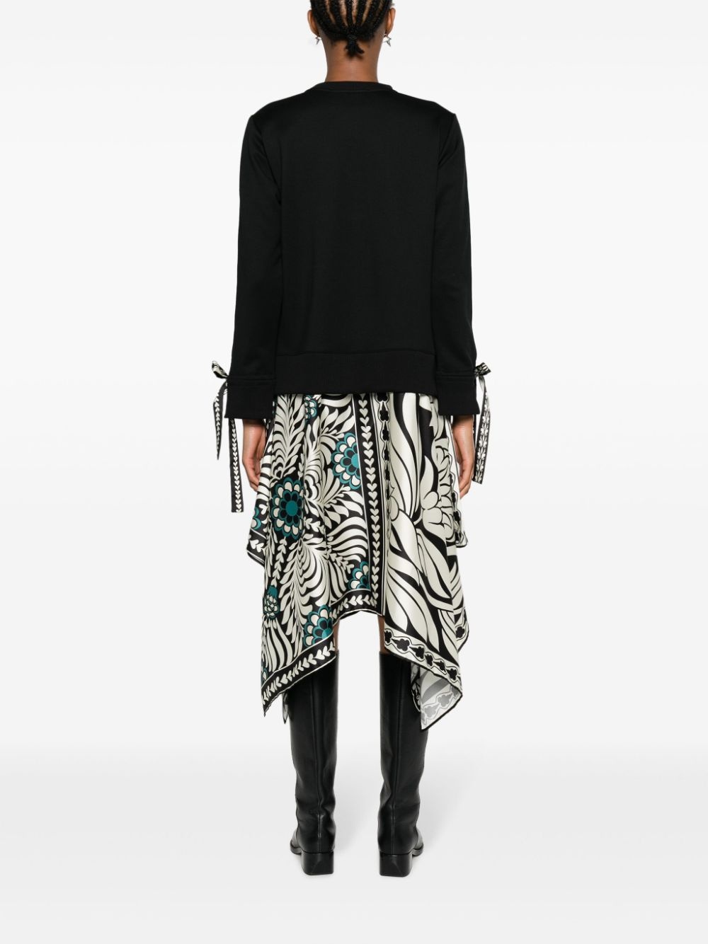 Arcade layered-design midi dress - 4