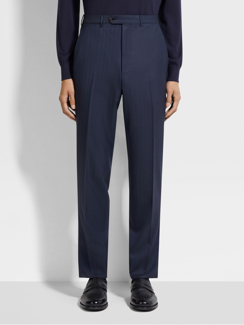 DARK BLUE 15MILMIL15 WOOL SUIT 5