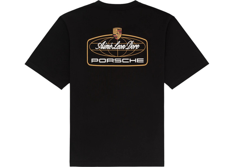 AIMÉ LEON DORE Aime Leon Dore x Porsche 993 Turbo Racing Tee Jet Black outlook
