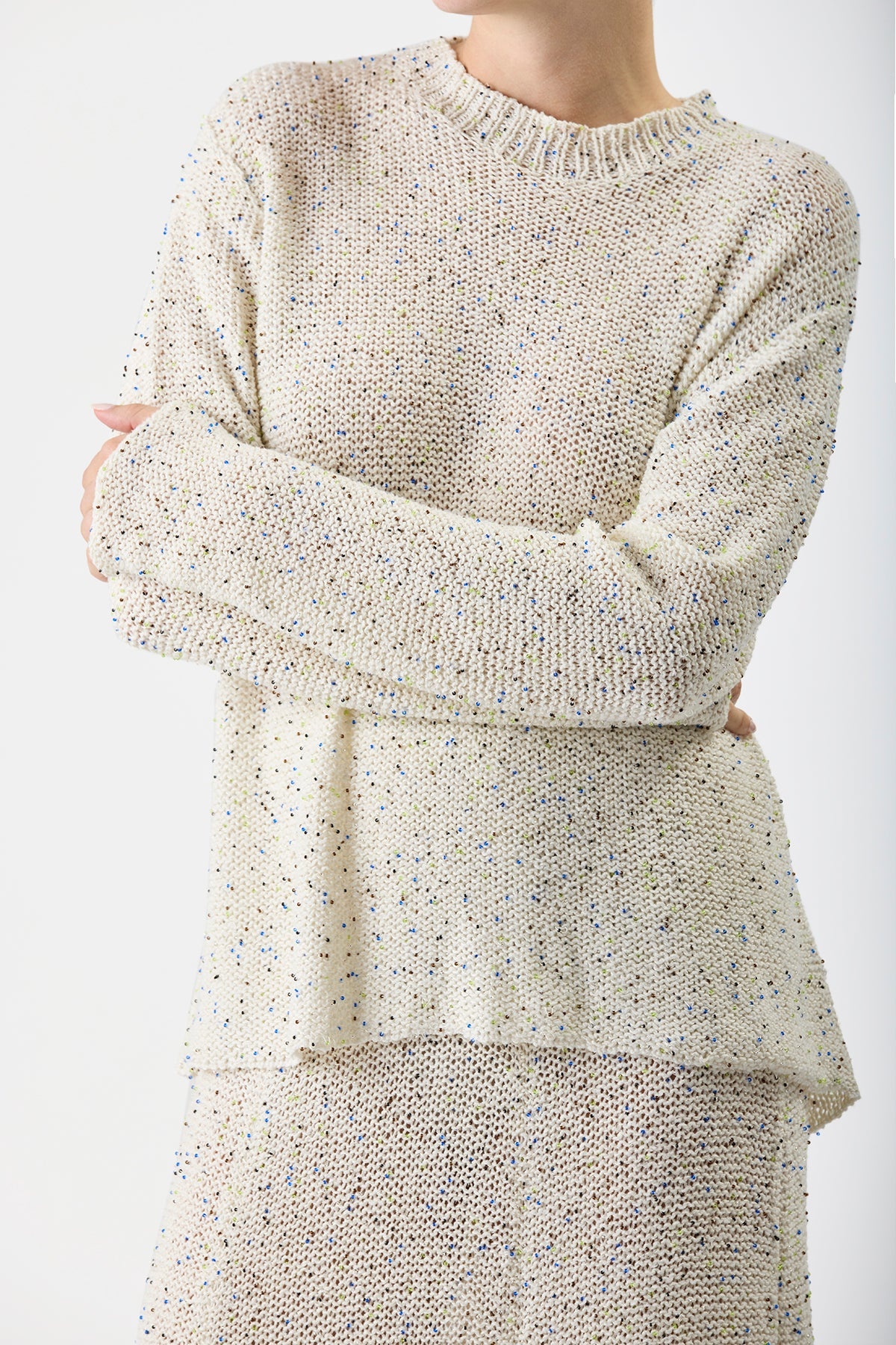 Jan Knit Sweater in Silk - 5