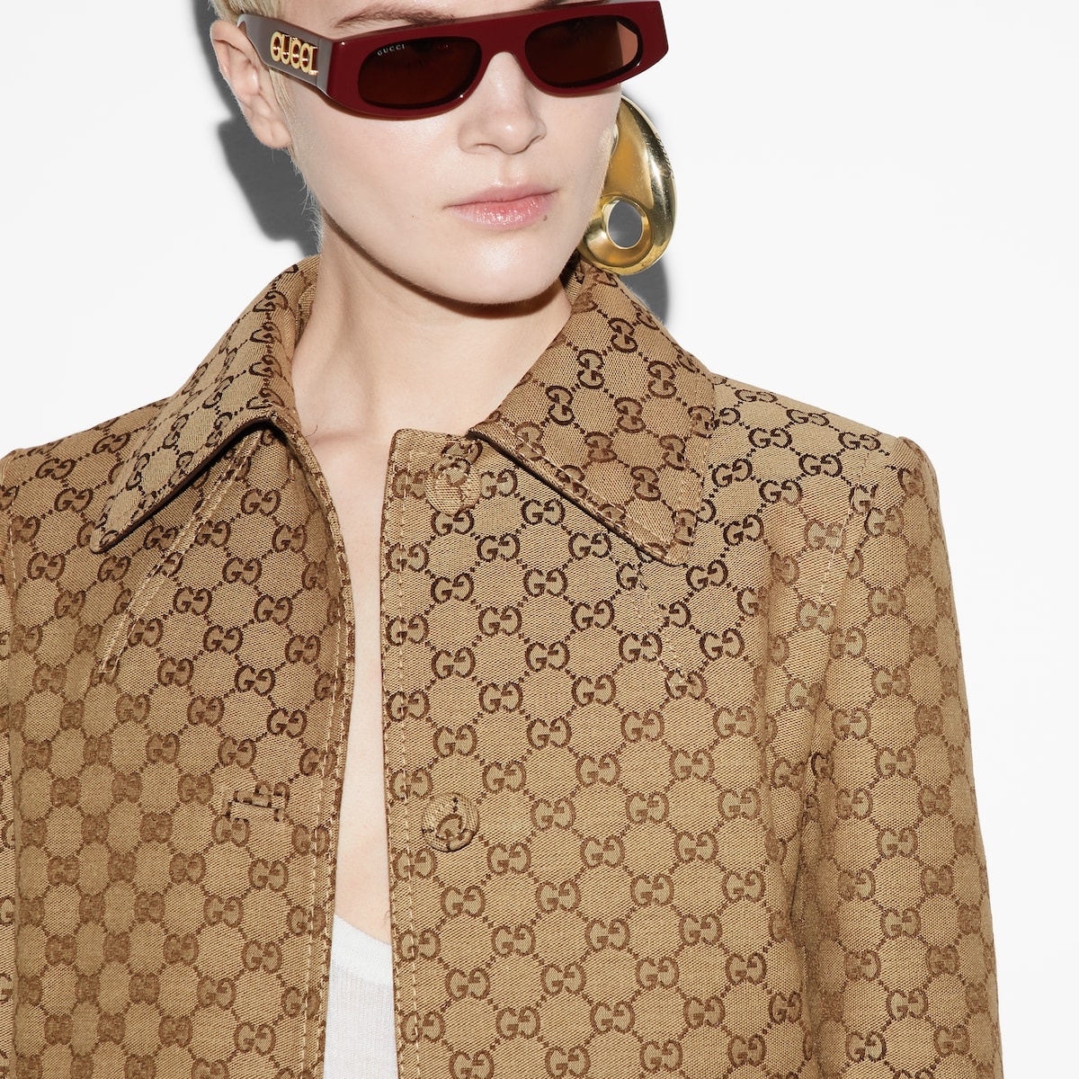 GG canvas coat - 5