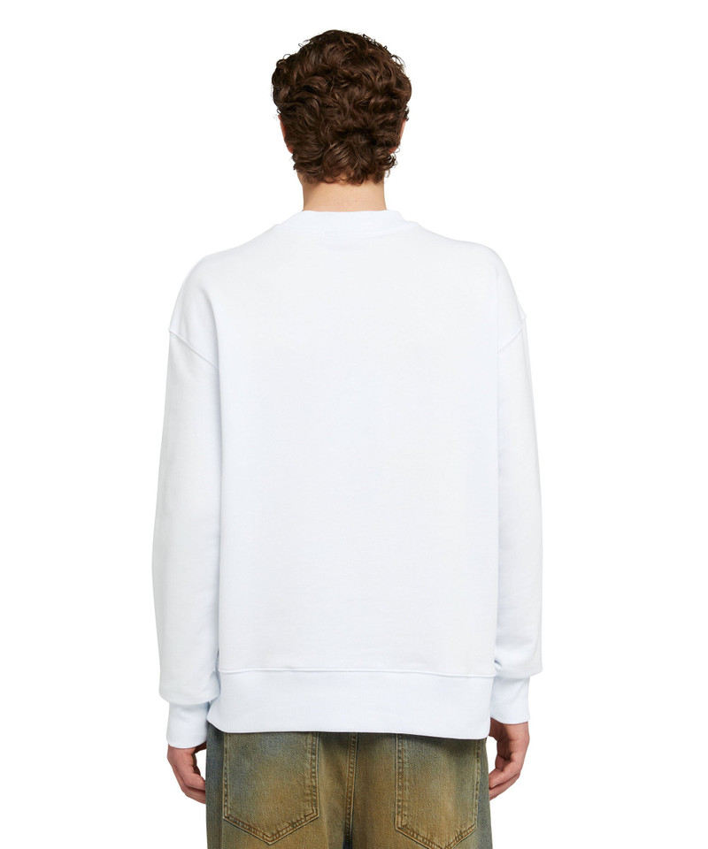 Sweatshirt with brushstroke logo 3