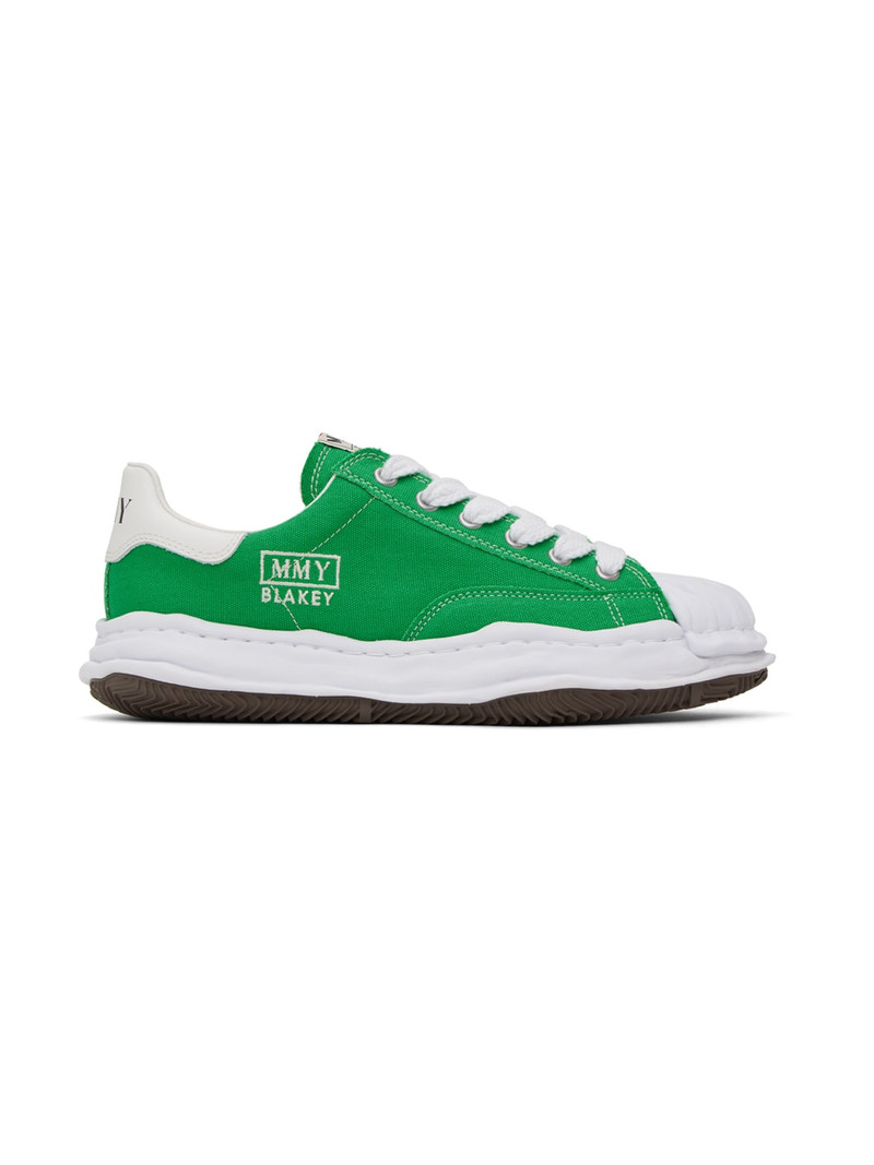 Green 'BLAKEY' Sneakers - 1