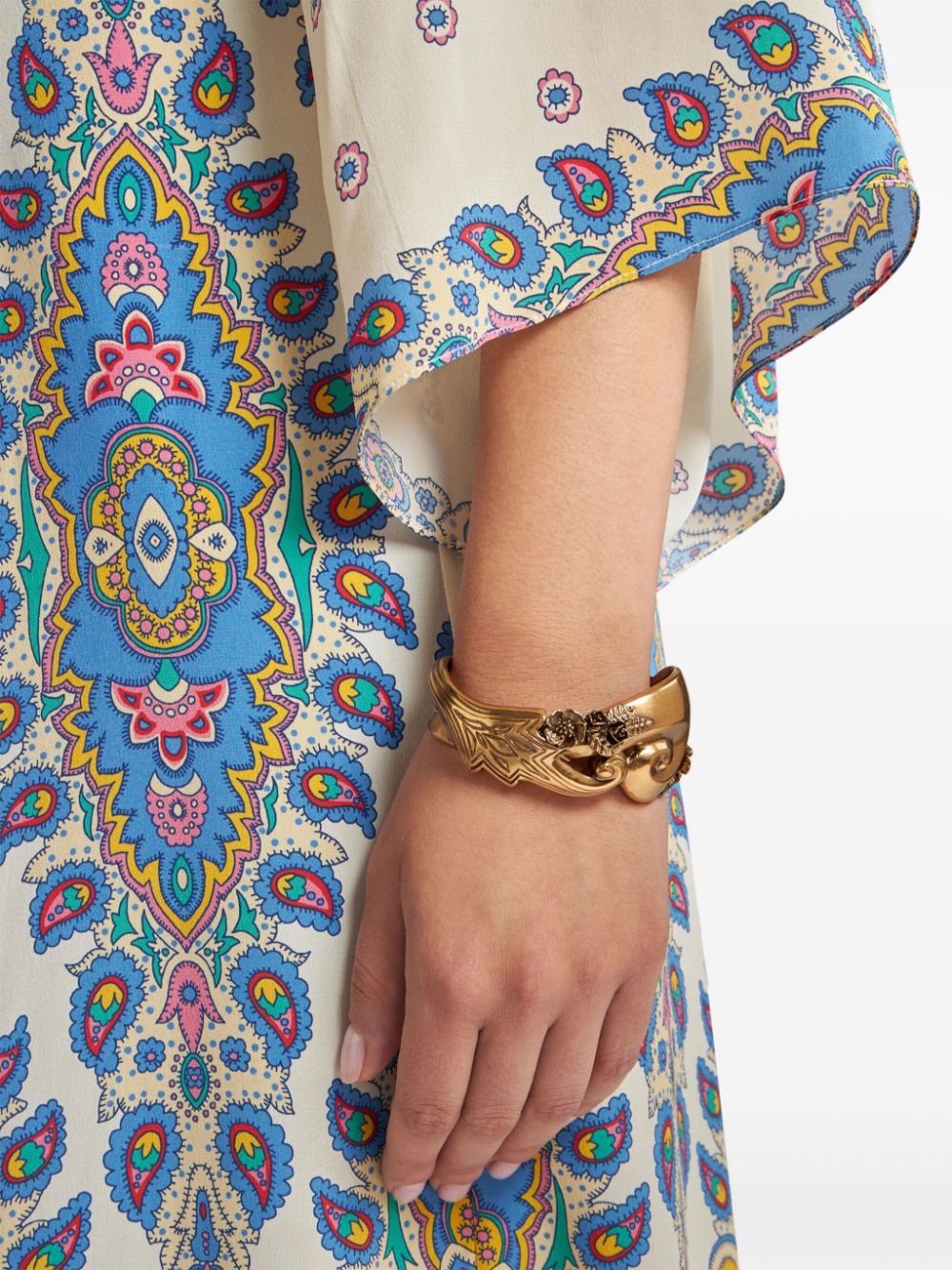 curly bangle bracelet - 2