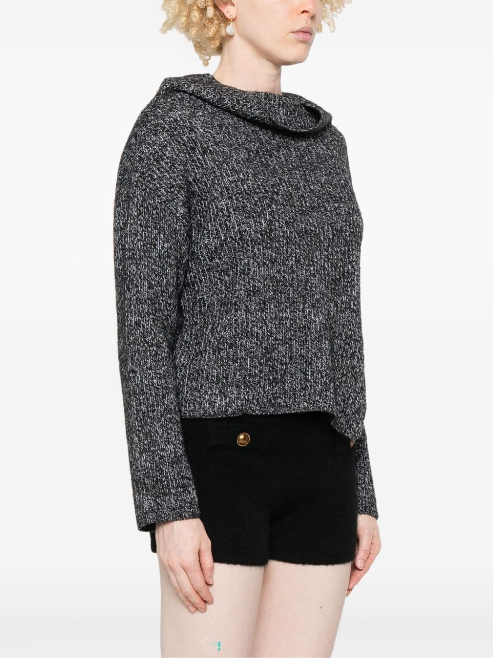 boat-neck sweater - 3