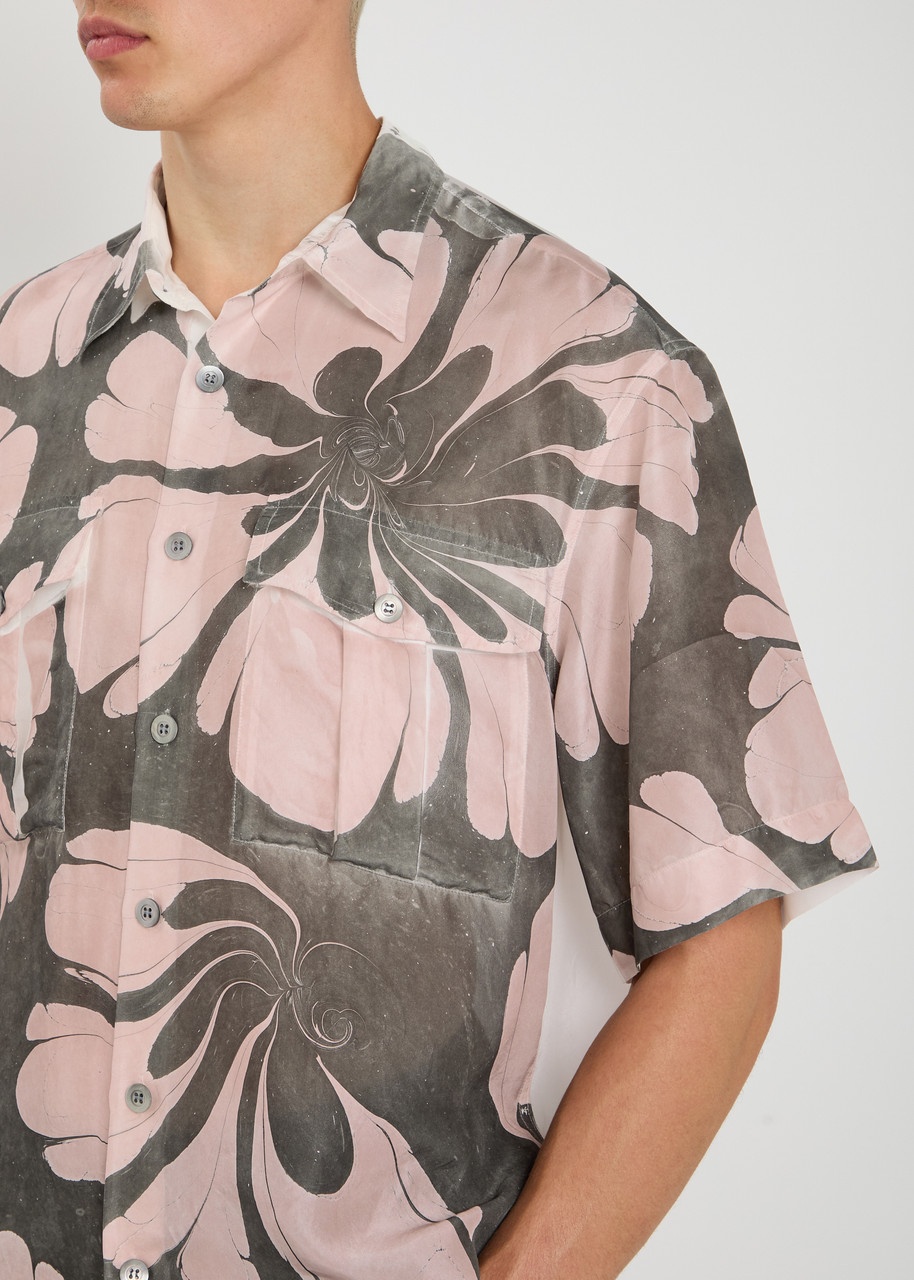 Dries Van Noten Cass Floral-printed Silk Shirt - 5