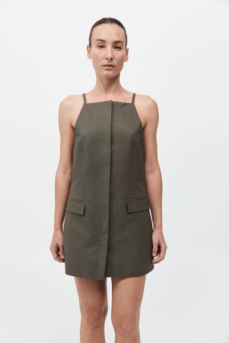 Hybrid Tailored Mini Dress - Kalamata - 2