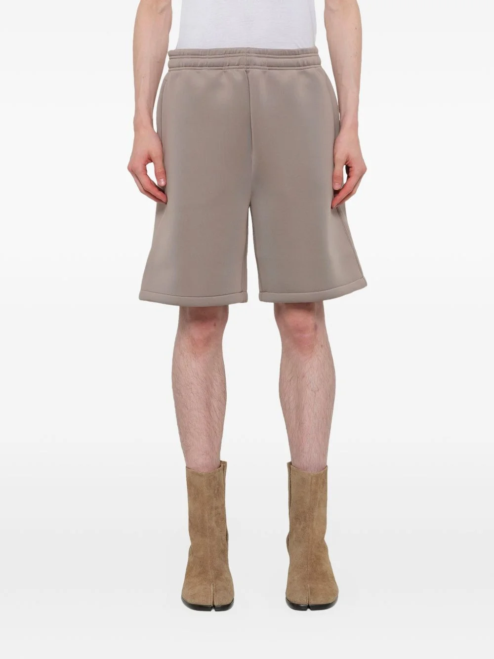 Scuba elasticated-waist shorts - 1