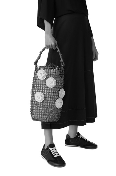 Loewe Flower Bucket mesh bag in calfskin outlook