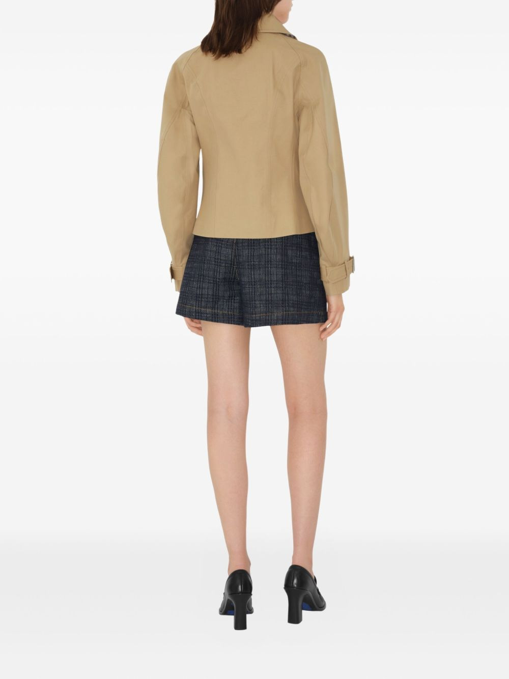 cropped cotton jacket - 3