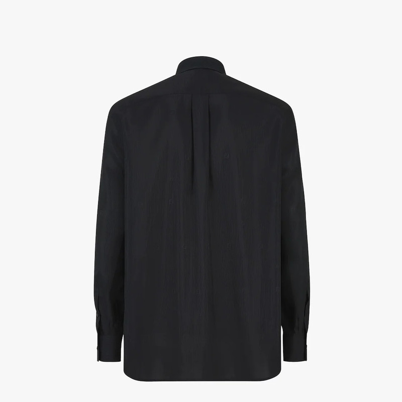 Black silk shirt 2