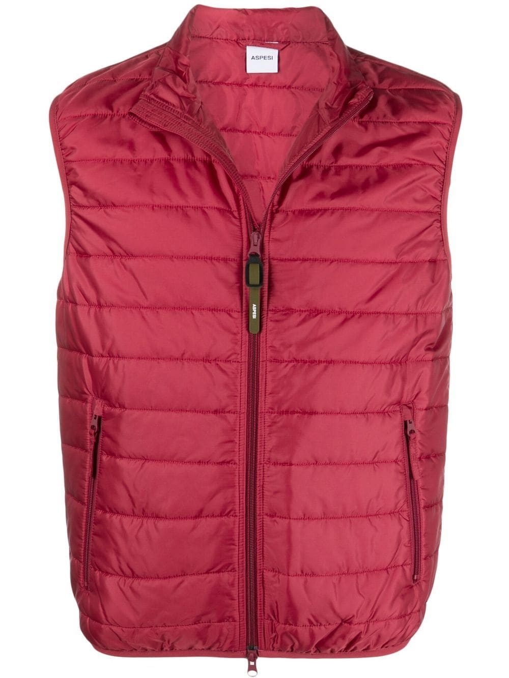 quilted padded gilet - 1