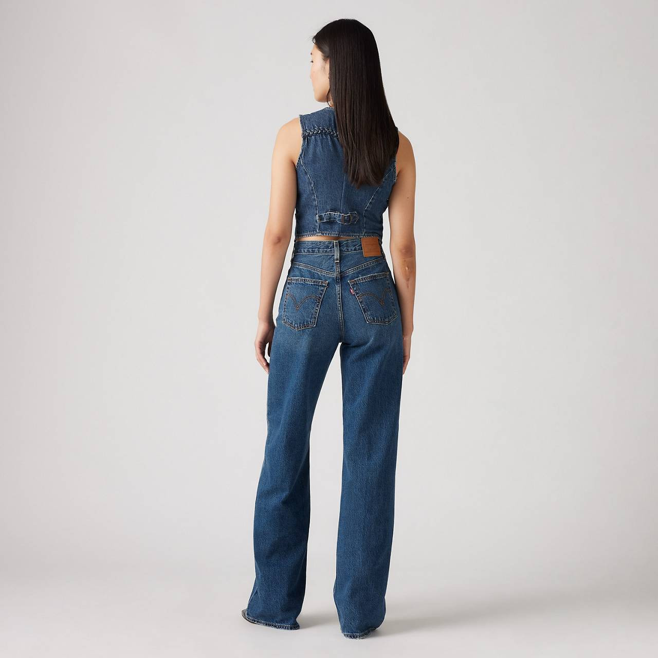 RIBCAGE WIDE LEG WOMEN'S JEANS - 5