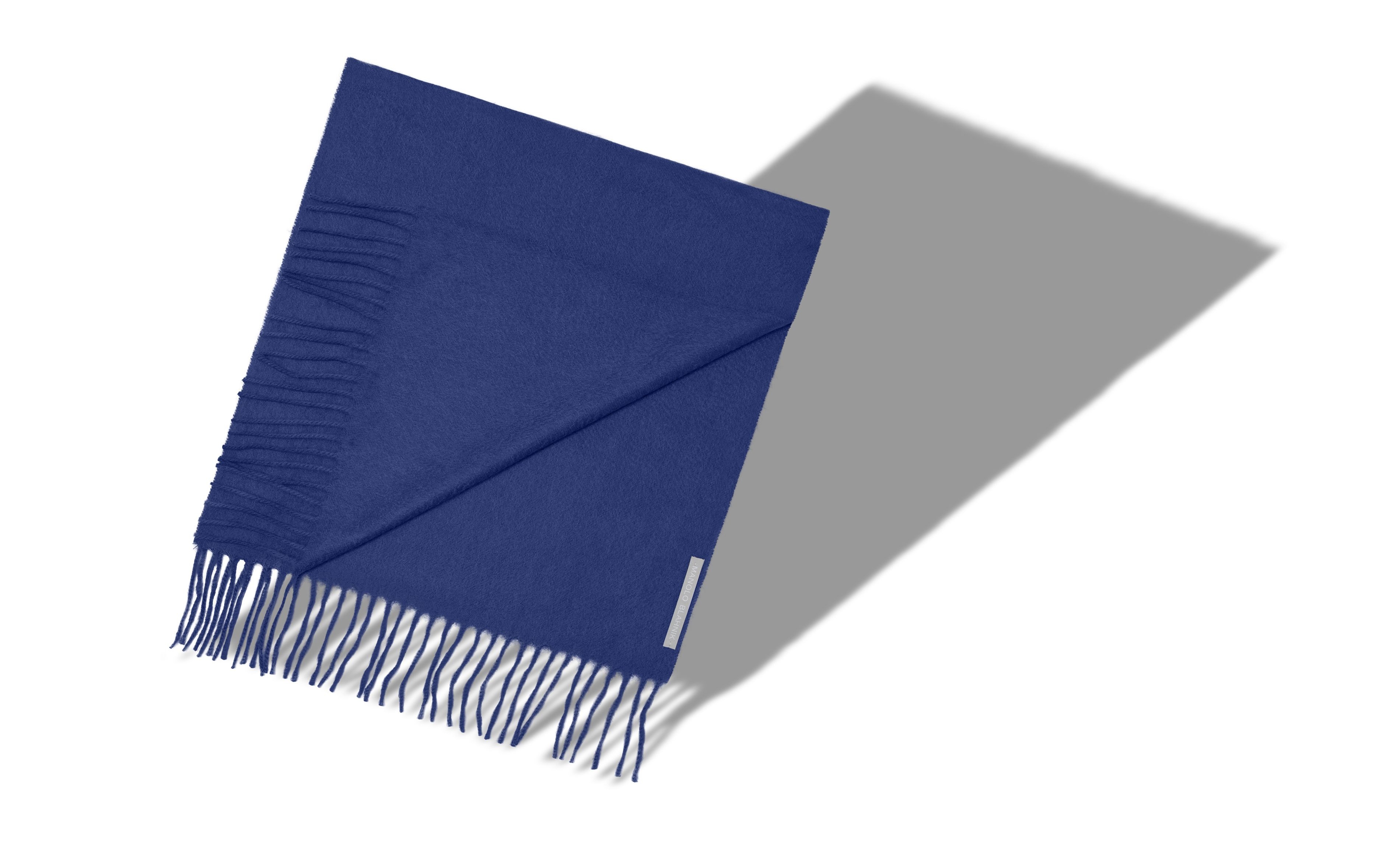 Blue Cashmere Scarf - 2