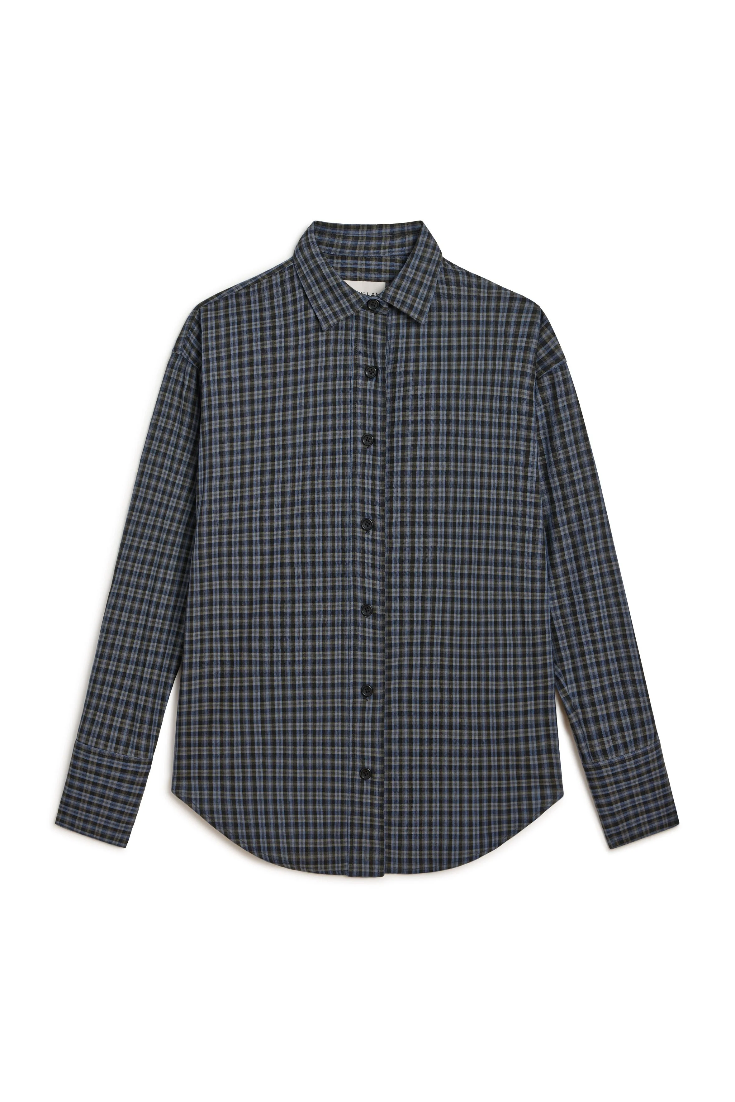 MAX RAYON PLAID RELAXED SHIRT - 1