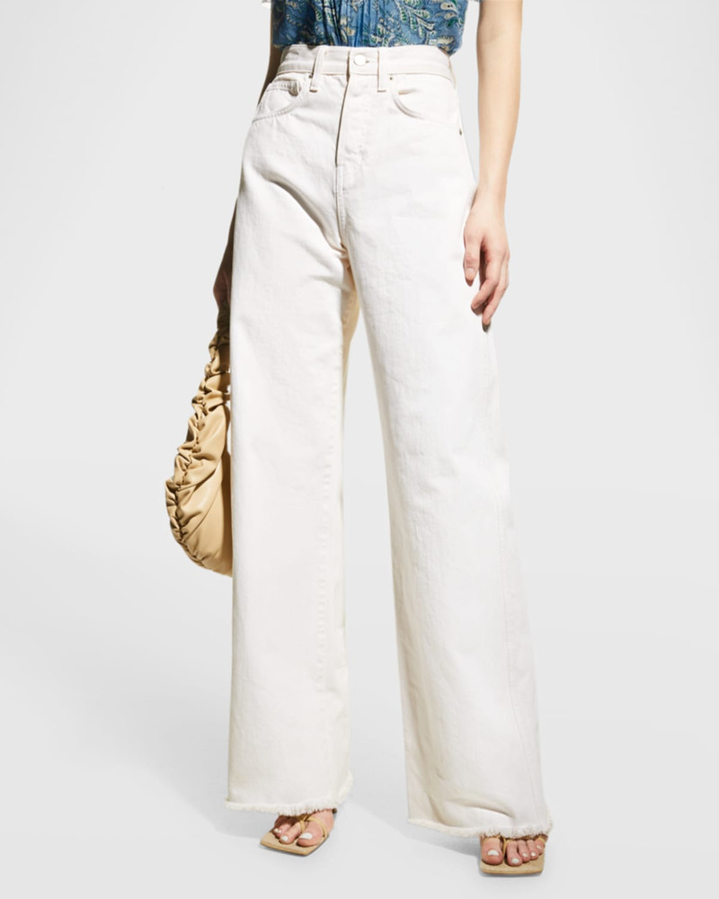 VERONICA BEARD Taylor Wide-Leg Jeans outlook