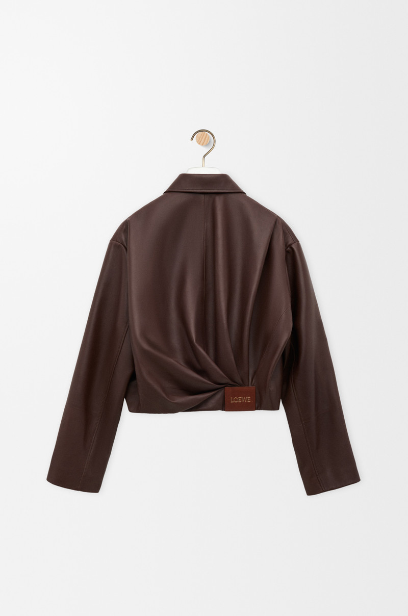 Loewe Draped jacket in nappa lambskin outlook