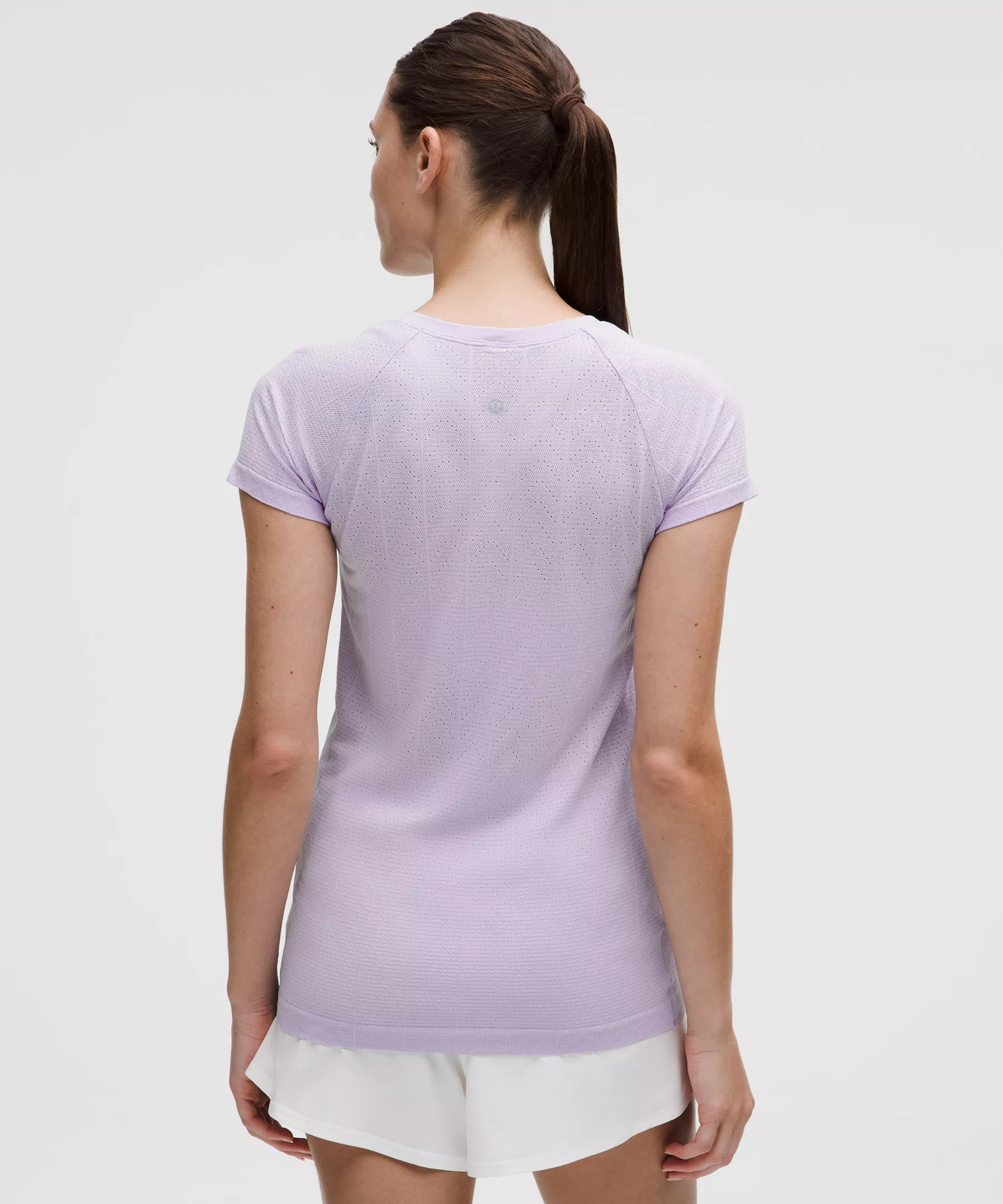 Swiftly Pointelle Short-Sleeve Shirt *Hip Length - 3