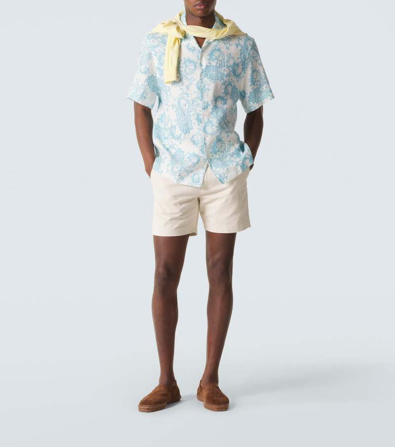 Etro Paisley linen shirt outlook