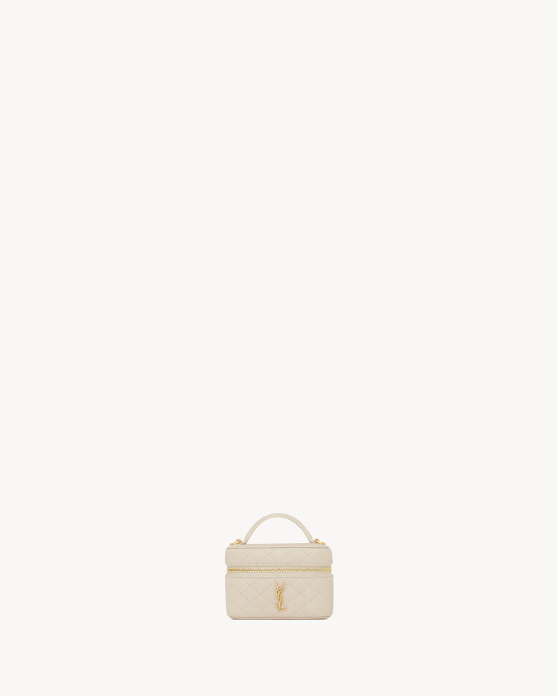 SAINT LAURENT GABY MICRO VANITY BAG IN LAMBSKIN outlook