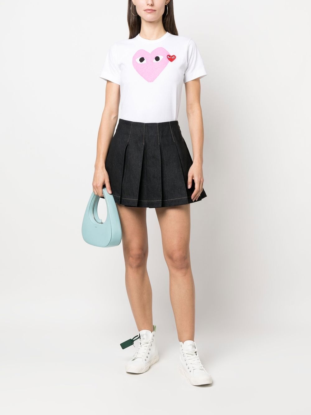 heart logo T-shirt - 4