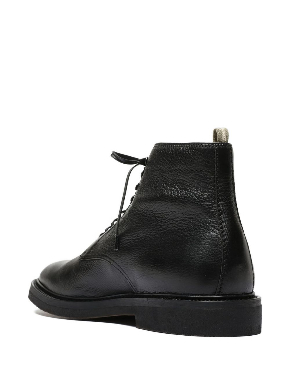lace-up leather boots - 4