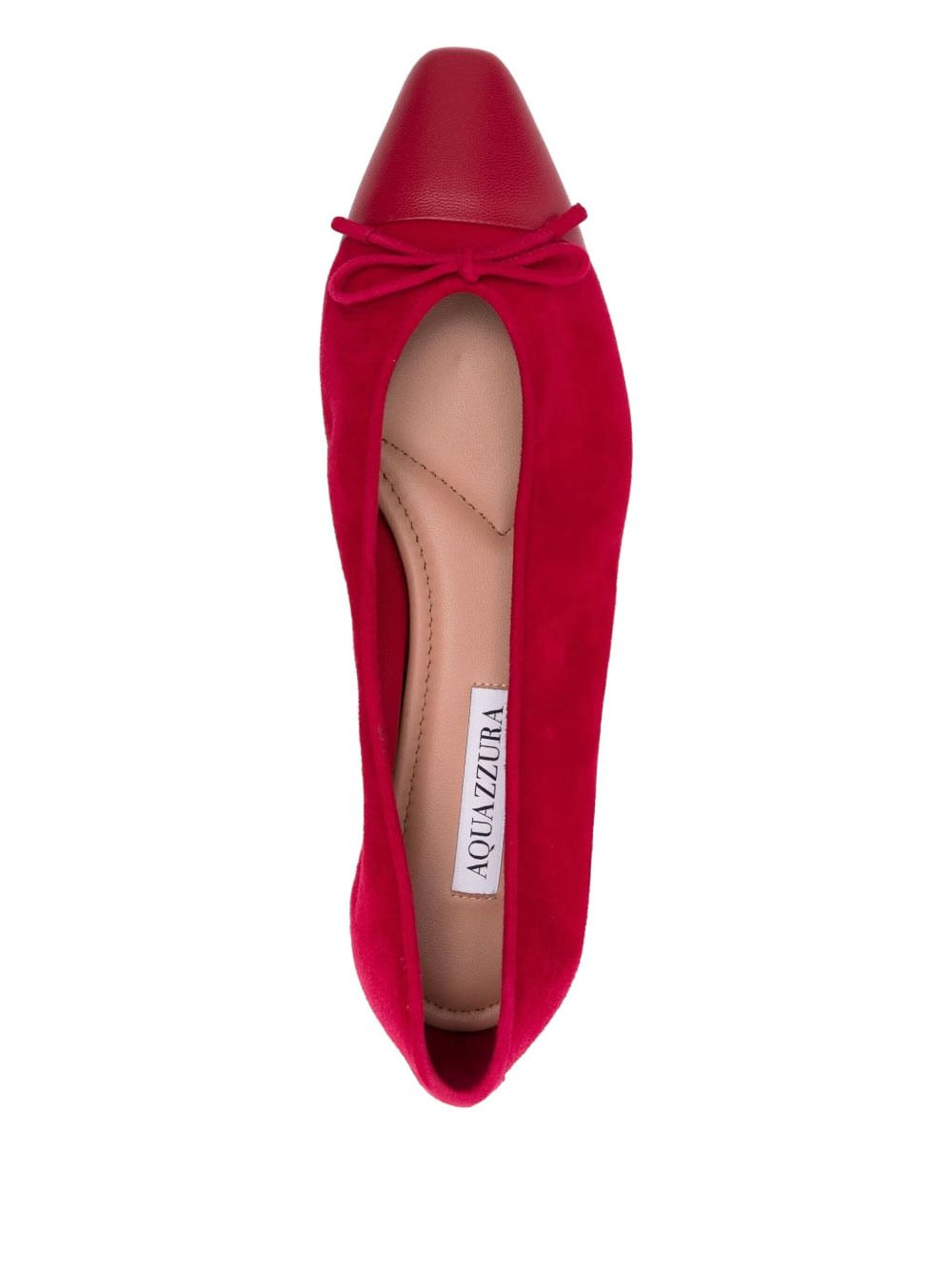 bow-detail cap-toe flats - 3
