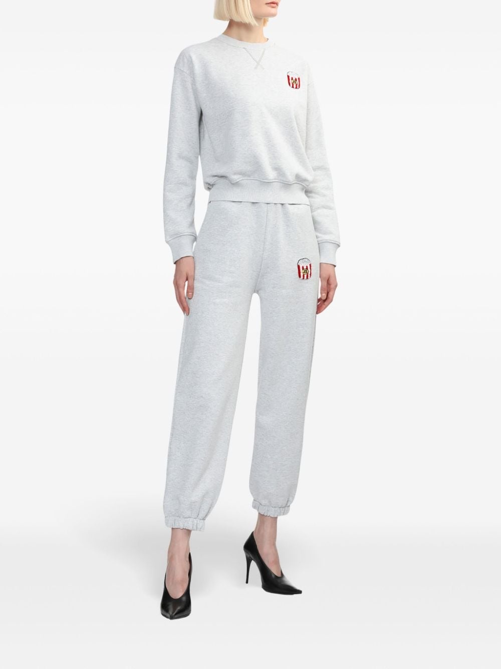 embroidered-motif sweatshirt - 2