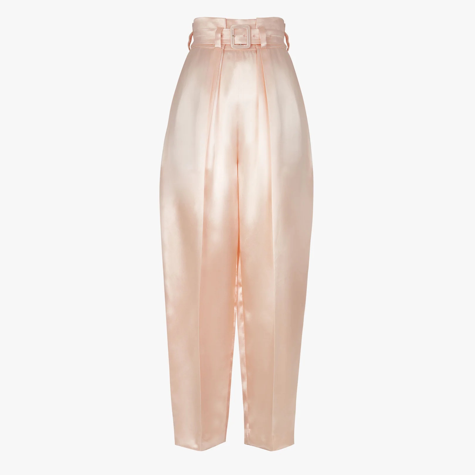 Pink satin pants - 1