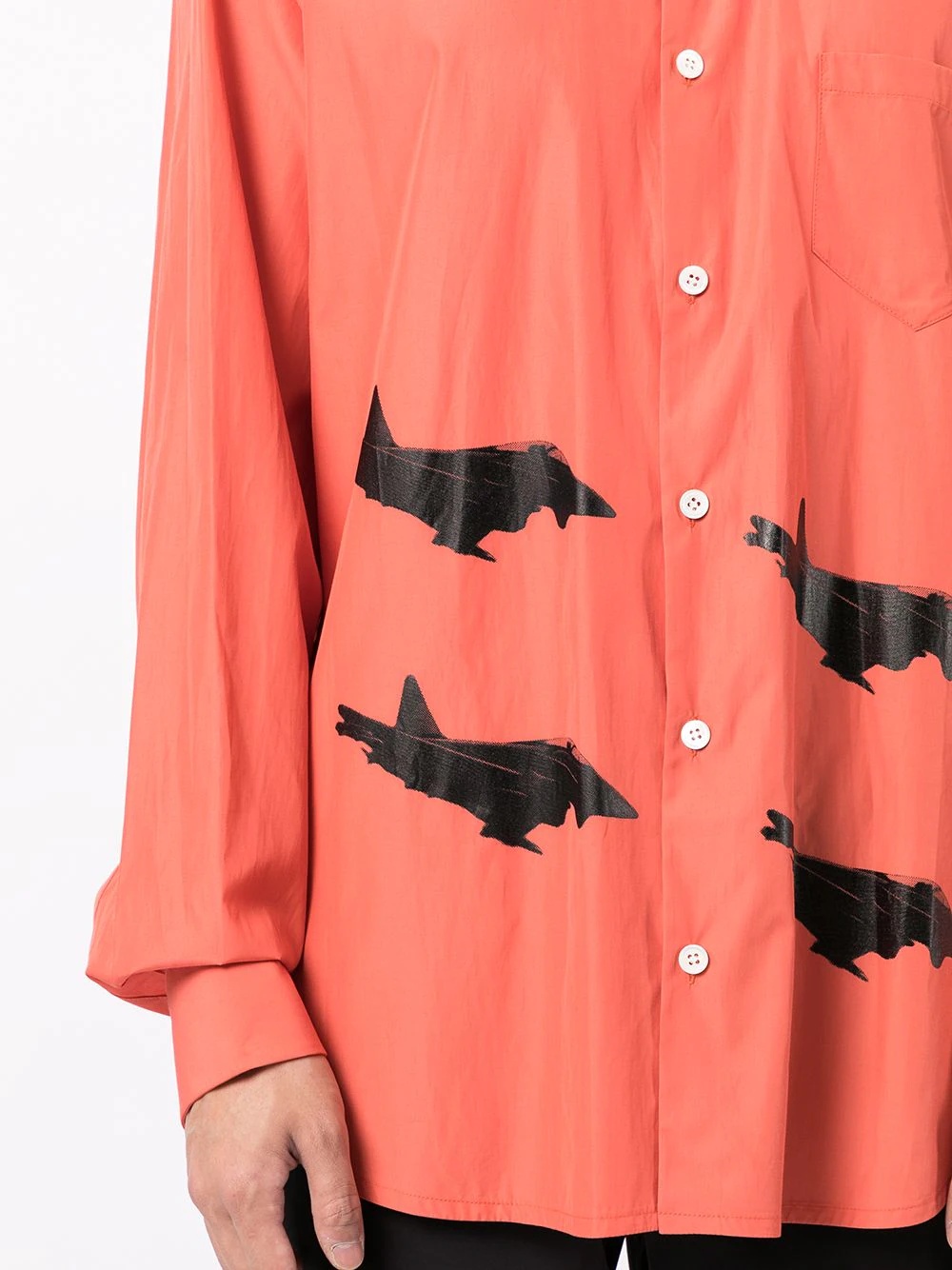 graphic print shirt - 5