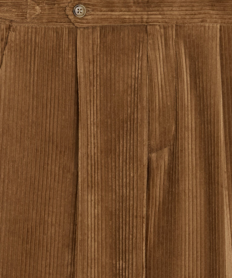 Italian Wide Wale Corduroy Side Tab Trouser 6