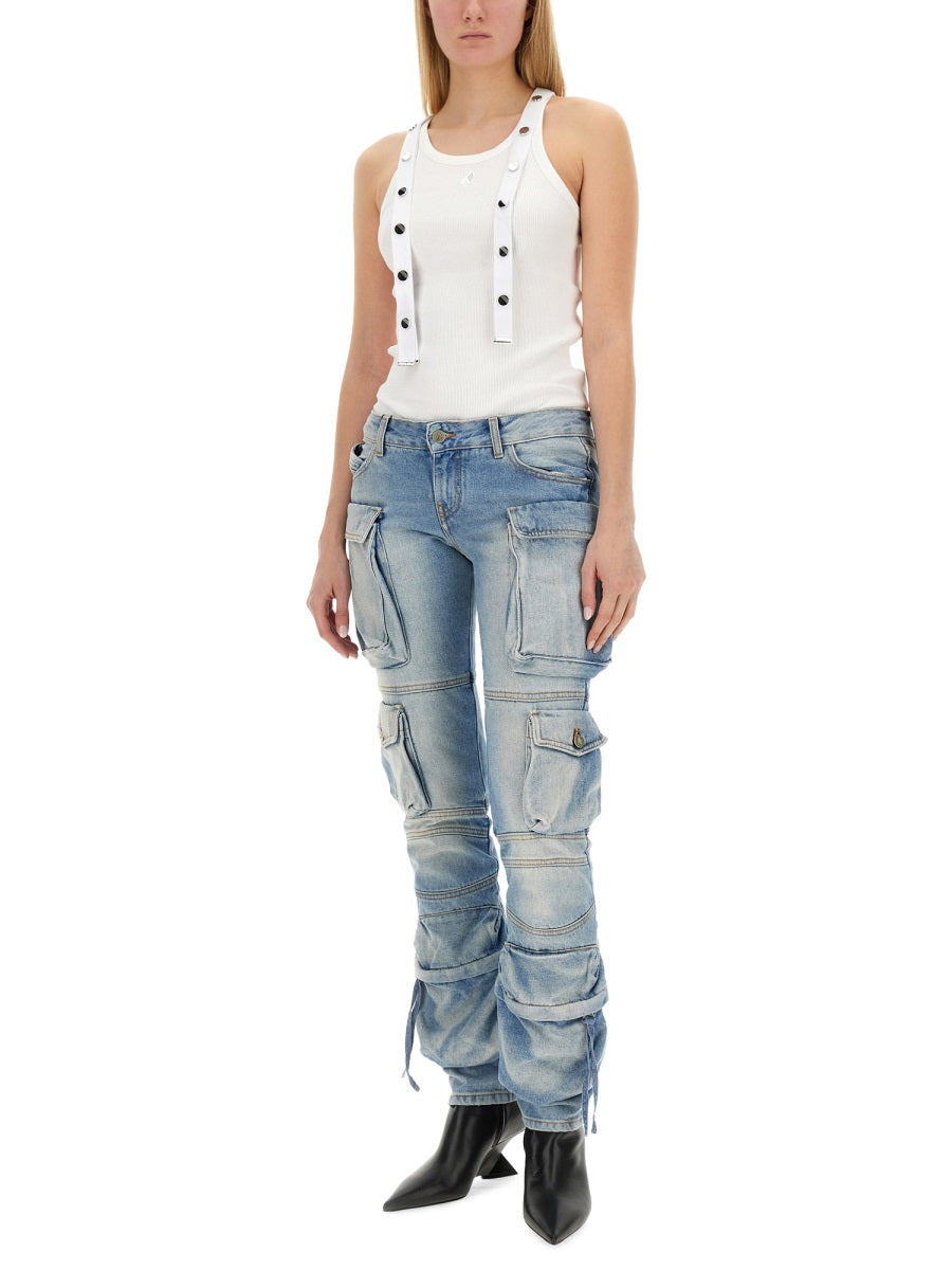 The Attico Women Jersey Tank Top - 2