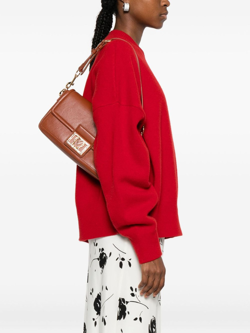 Moschino Locked In logo-plaque shoulder bag outlook