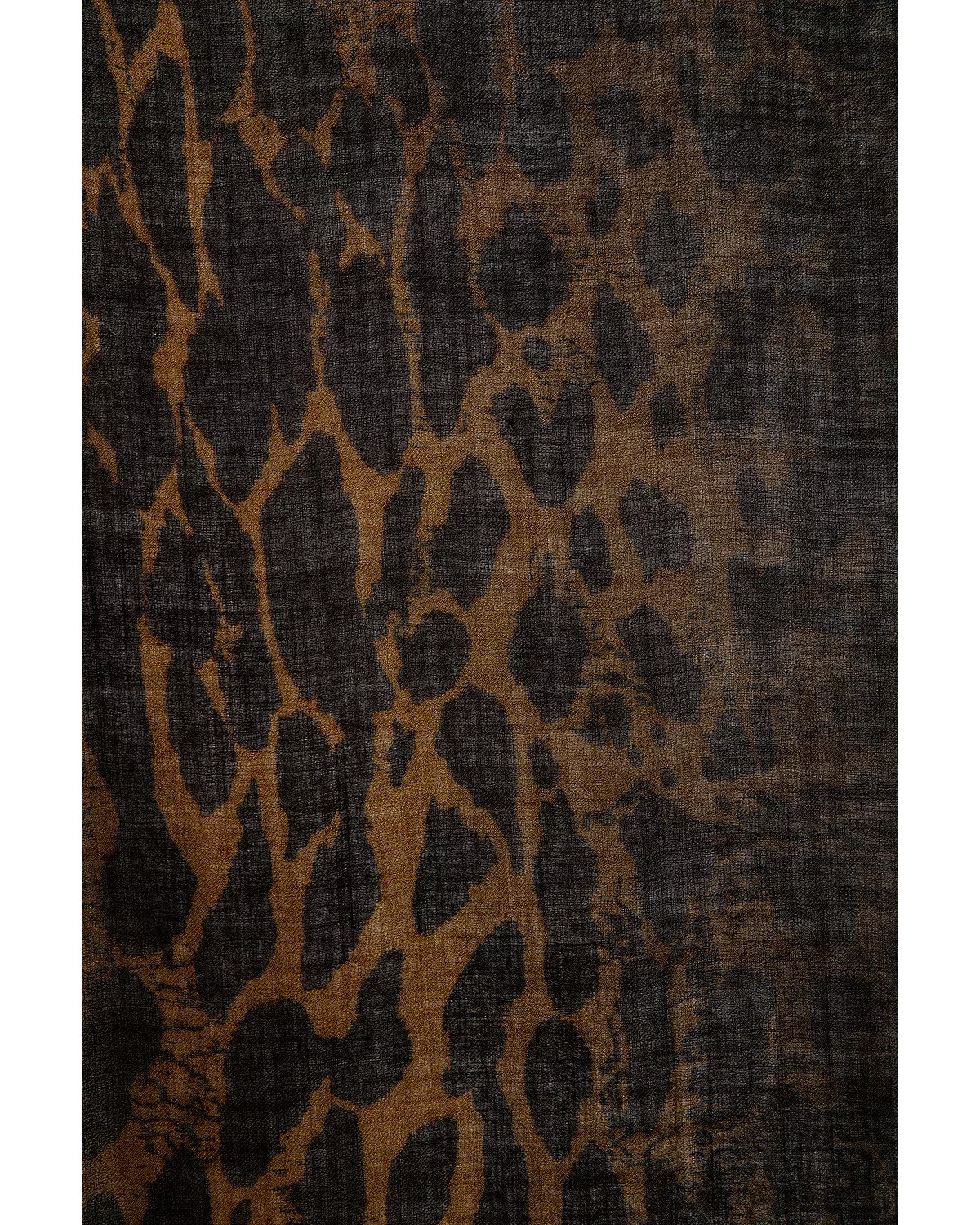 Judy Leopard Print Wool Scarf - 3
