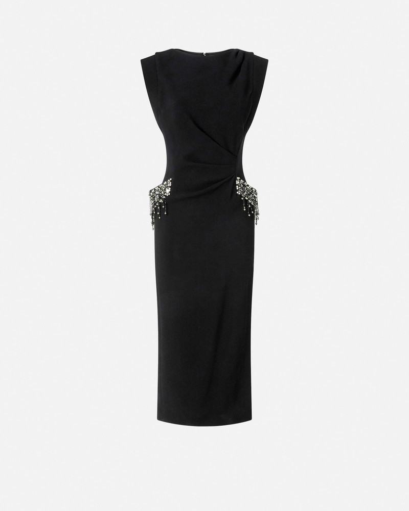 SLIM-FIT DRESS WITH BEJEWELLED EMBROIDERY 1