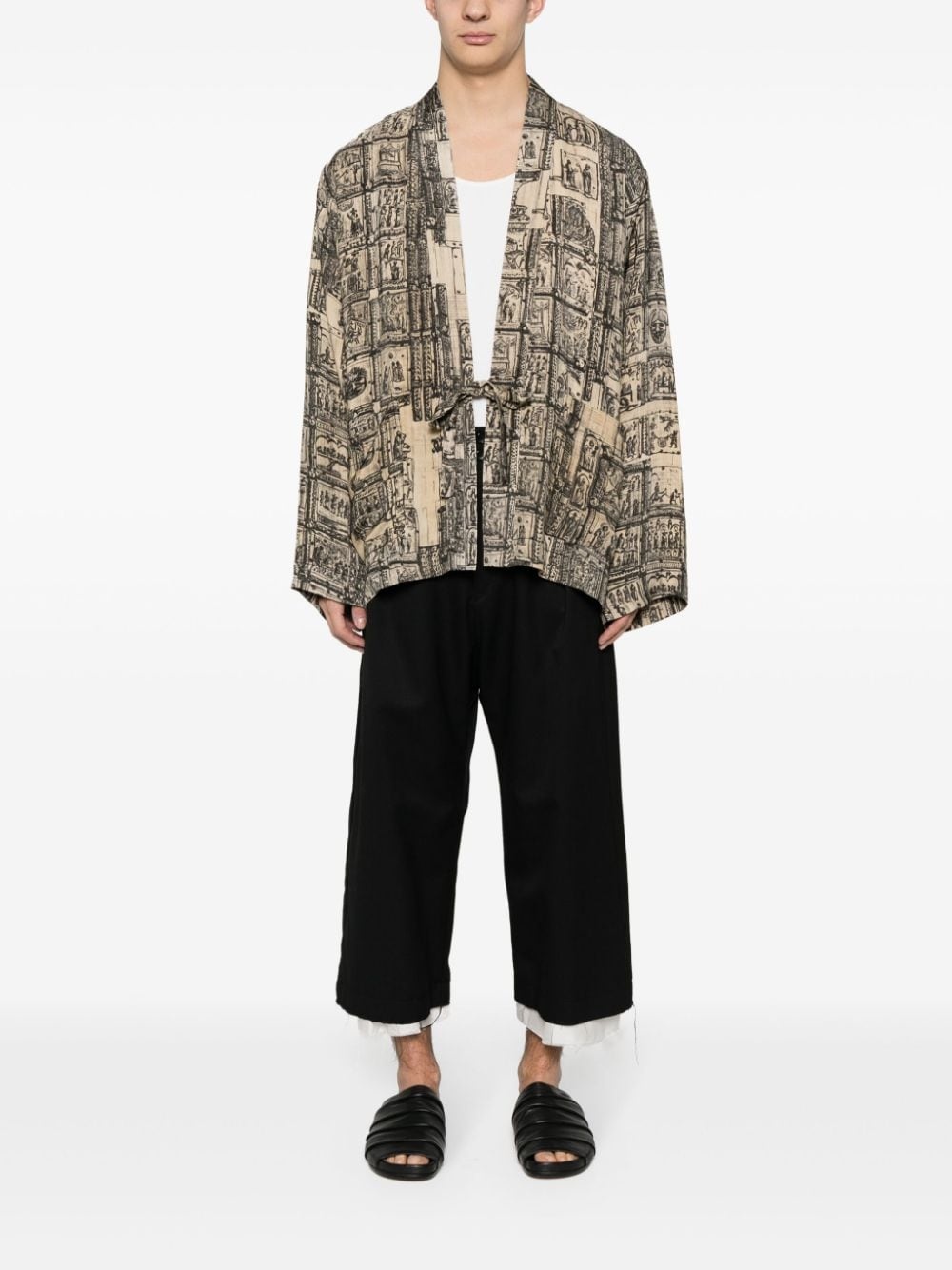Jester abstract-pattern jacket - 2