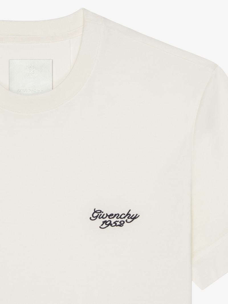 GIVENCHY 1952 SLIM FIT T-SHIRT IN COTTON 5