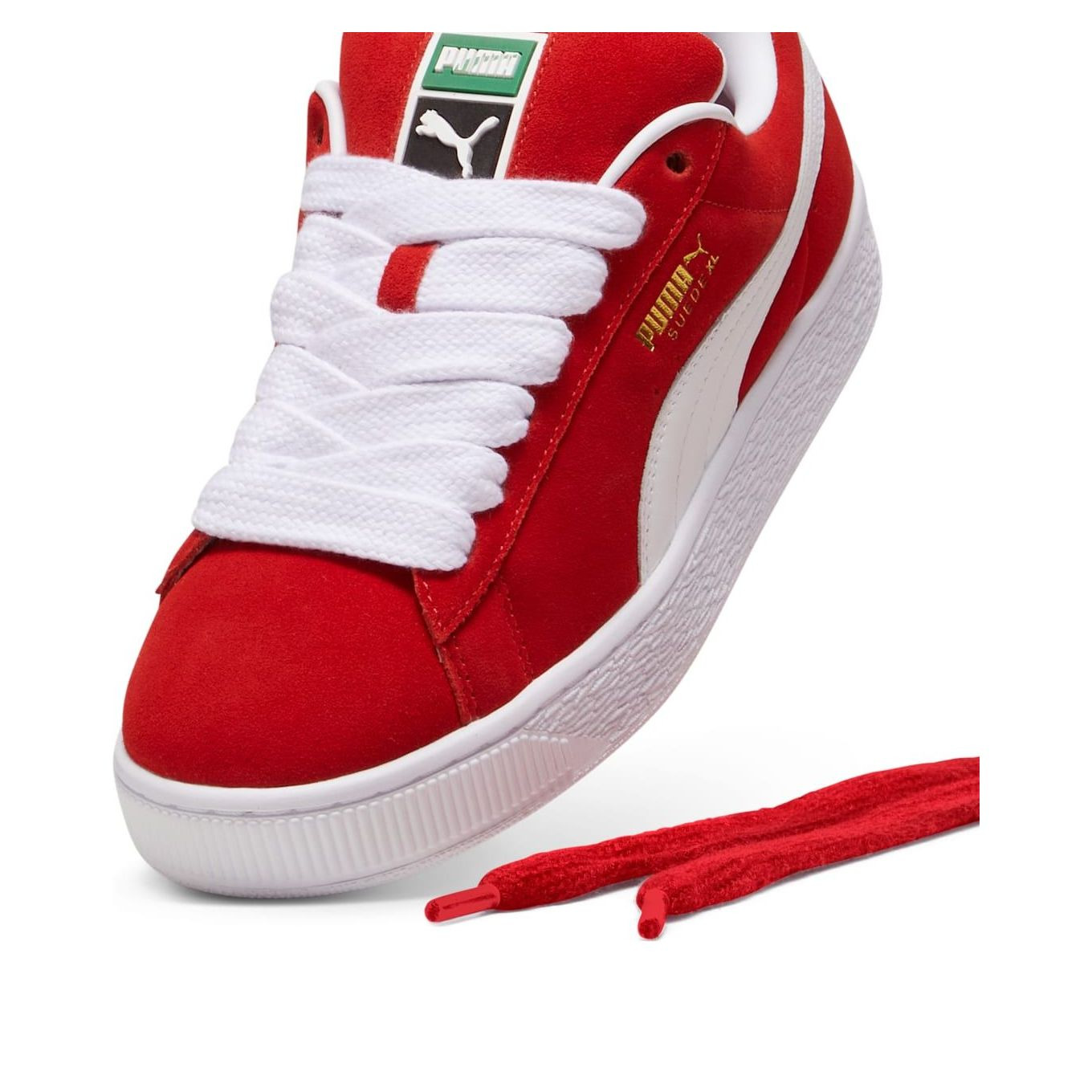 PUMA Suede XL 'Red White' 395205-03 - 5
