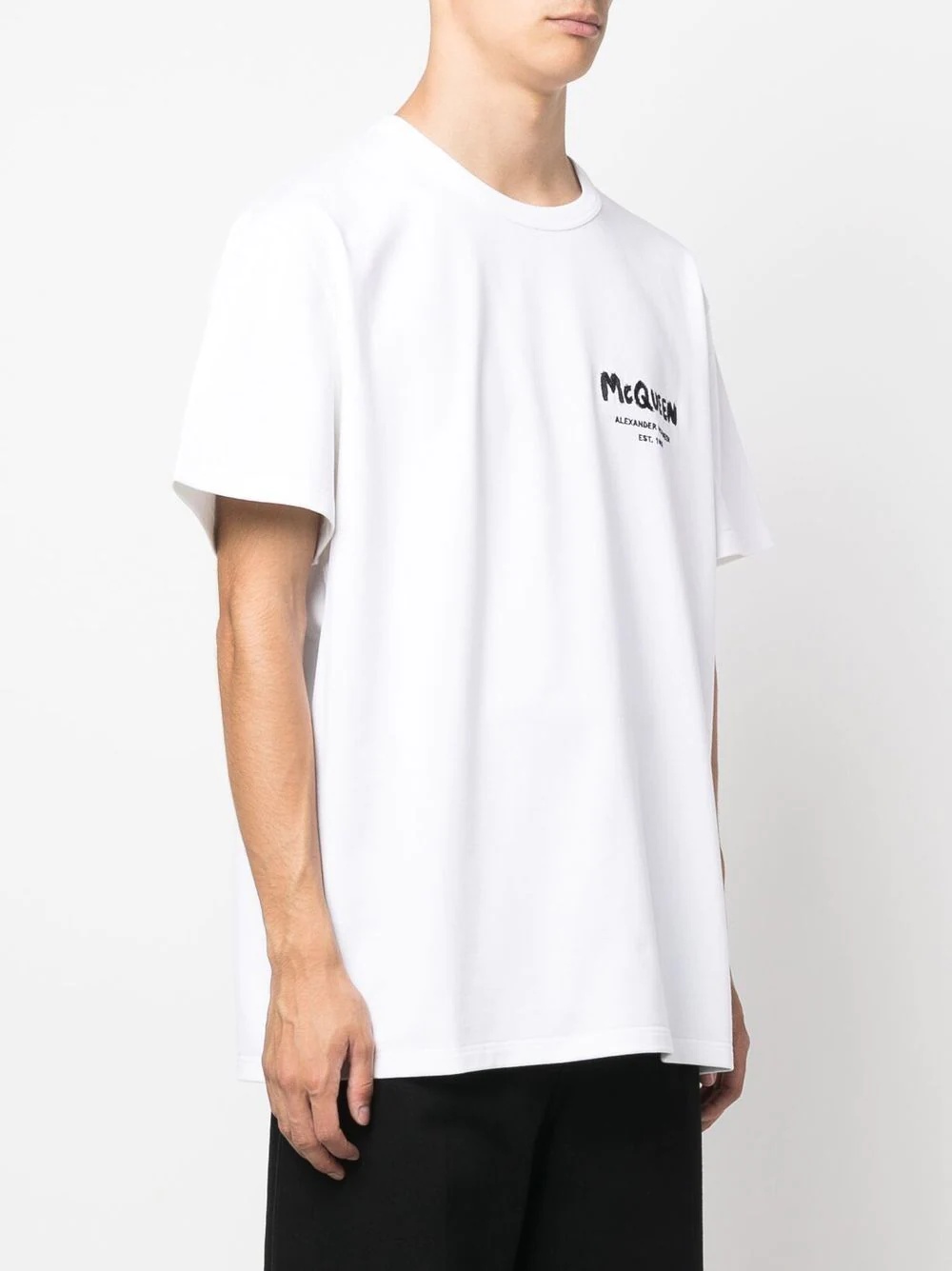 logo-embroidered T-shirt - 3