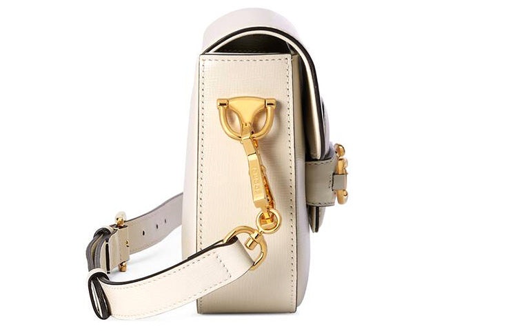 (WMNS) Gucci Horsebit 1955 Retro Shoulder Messenger Bag 'Cream White' 658574-18YSG-9068 - 4