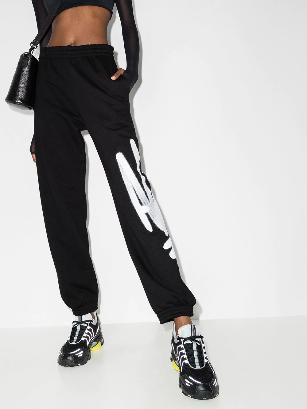 Acid logo-print track pants - 2